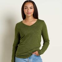 Marley II Long Sleeve Top: CHIVE