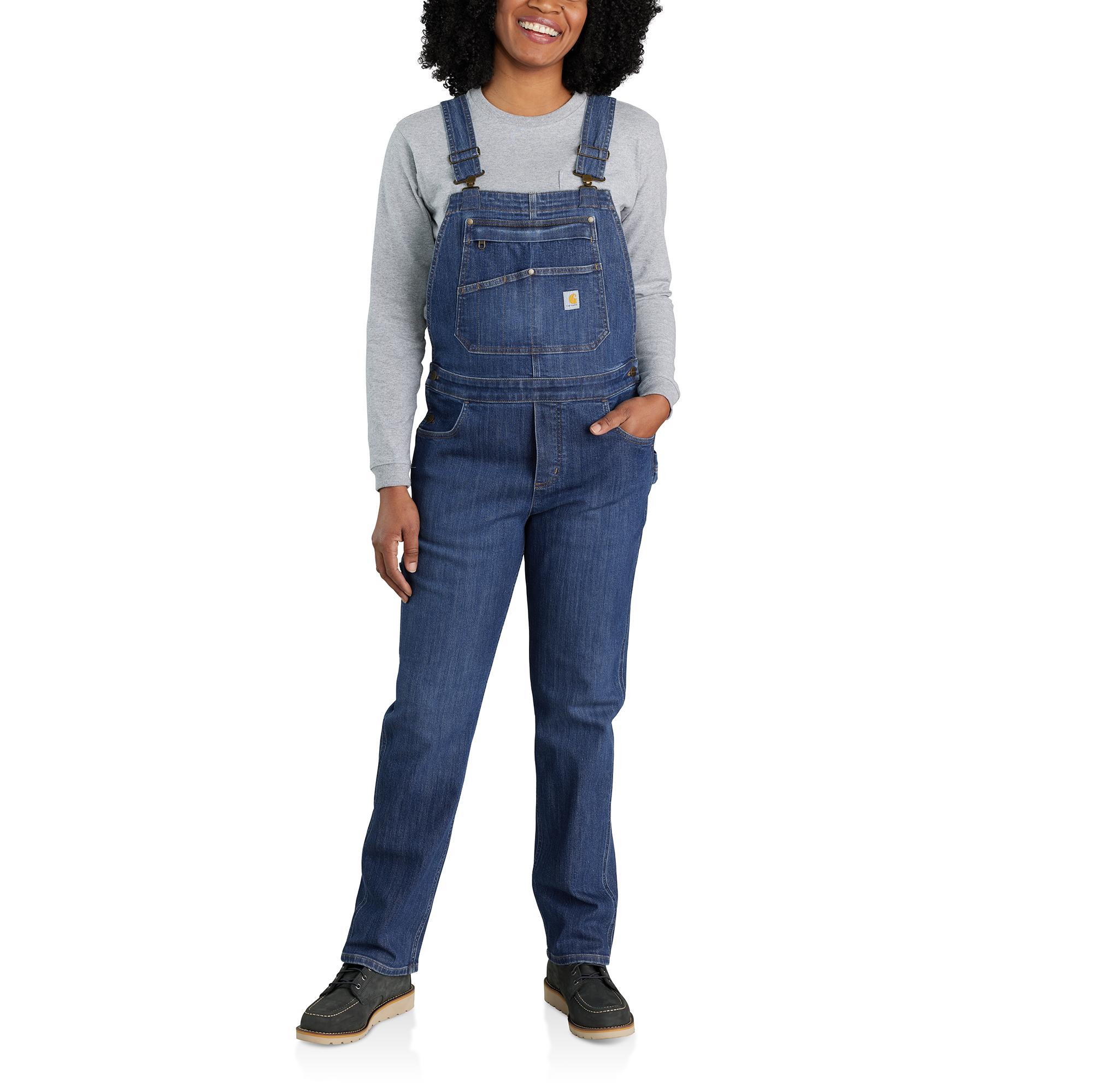 Women's Carhartt Rugged Flex® Relaxed Fit Denim Bib Overall