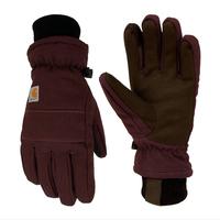 Women's Carhartt Insulated Duck Gloves: BLACKBERRY