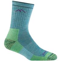 Women's Hiker Micro Crew Midweight Hiking Sock: AQUA