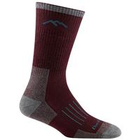 Women's Boot Midweight Hunting Sock: BURGUNDY