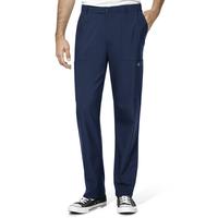 W123 Men's Flat Front Cargo Scrub Pant