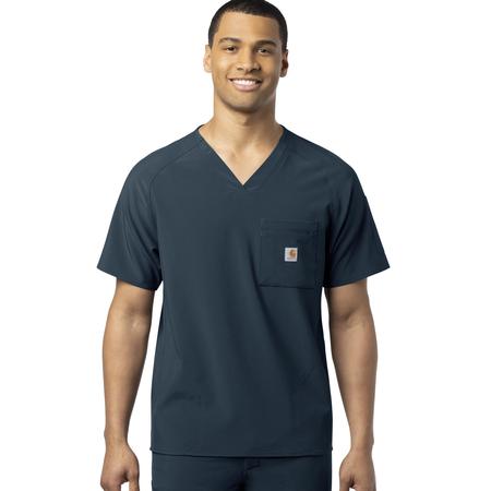 FORCE CROSS-FLEX CHEST POCKET V-NECK SCRUB TOP