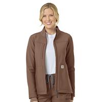 WOMEN’S RUGGED FLEX® PEAK BONDED FLEECE JACKET: NMEG