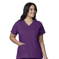 PRO Women's Four Pocket V-Neck Scrub Top