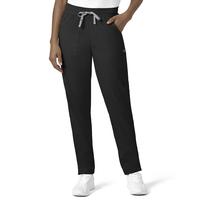 PRO Women's Slim Leg Cargo Scrub Pant: BLACK