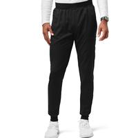 PRO Men's Cargo Jogger Scrub Pant: BLACK