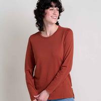 Primo Long Sleeve Crew: CINNAMON