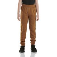 BOYS' FLEECE LOGO SWEATPANTS (YOUTH): 210/CHTBROWN