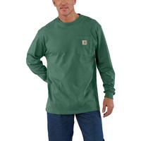 LOOSE FIT HEAVYWEIGHT LONG-SLEEVE POCKET T-SHIRT: GI0FrostedBalsamHtr