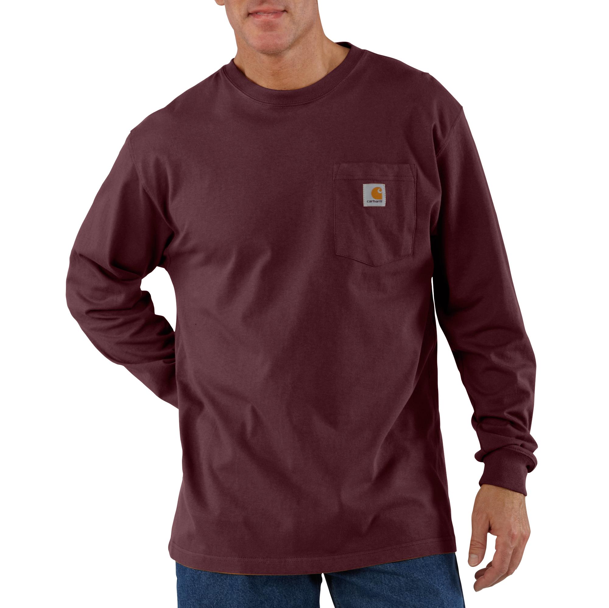 LOOSE FIT HEAVYWEIGHT LONG-SLEEVE POCKET T-SHIRT: PRTPORT