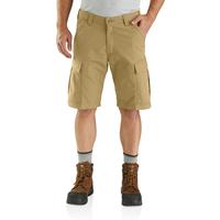 FORCE RELAXED FIT RIPSTOP CARGO WORK SHORT: A14GOLDENSANDS