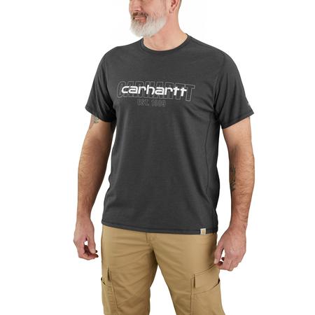 CARHARTT FORCE® RELAXED FIT MIDWEIGHT SHORT-SLEEVE LOGO GRAPHIC T-SHIRT