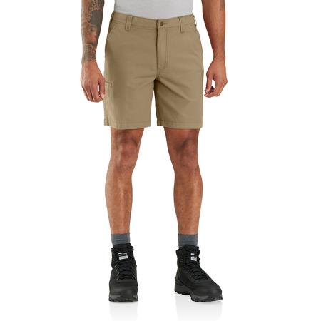 RUGGED FLEX® RELAXED FIT CANVAS WORK SHORT