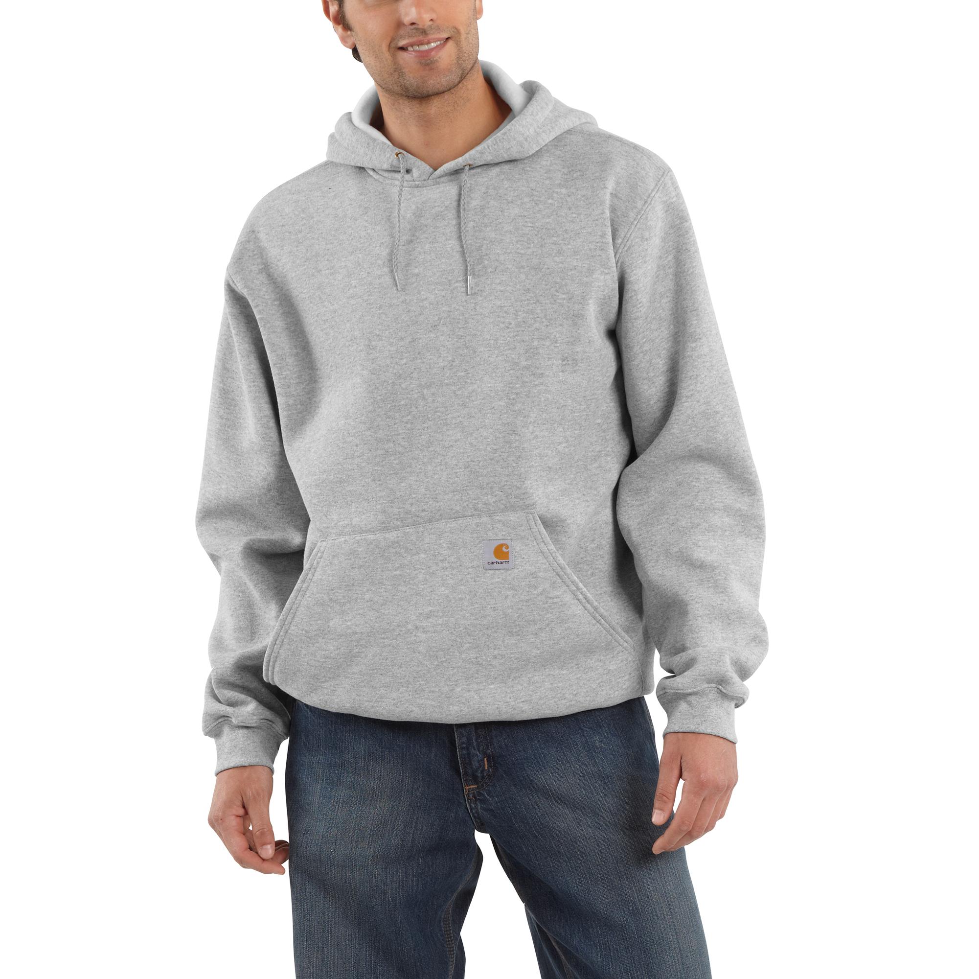 LOOSE FIT MIDWEIGHT HOODIE: HEATHERGREY