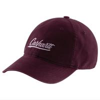 WOMEN'S CANVAS SCRIPT GRAPHIC CAP: V26BLACKBERRY