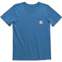 KIDS' SHORT-SLEEVE POCKET T-SHIRT (YOUTH): 412DEEPLAGOON