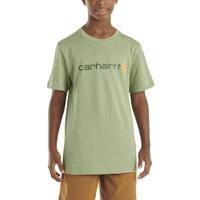 CARHARTT SHORT SLEEVE LOGO TEE (YOUTH): 311LODENFROST