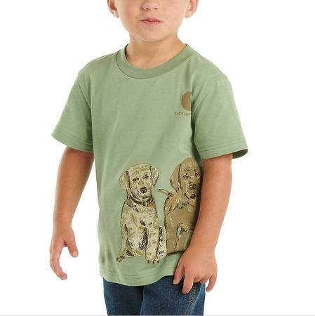 BOYS' SHORT-SLEEVE PUPPY WRAP T-SHIRT (CHILD)