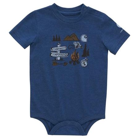 CARHARTT BOY'S INFANT SHORT-SLEEVE CAMPING BODYSUIT 