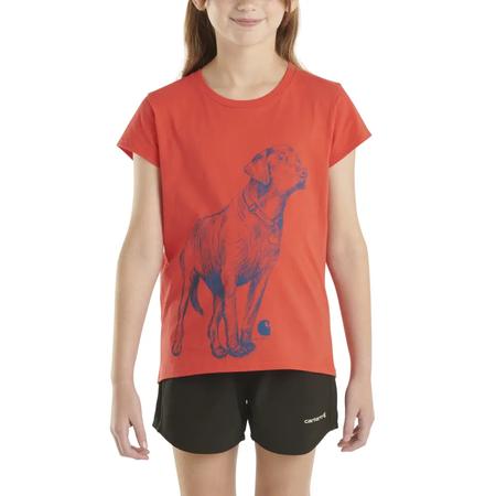 CARHARTT GIRLS SHORT SLEEVE DOG T-SHIRT (TODDLER)