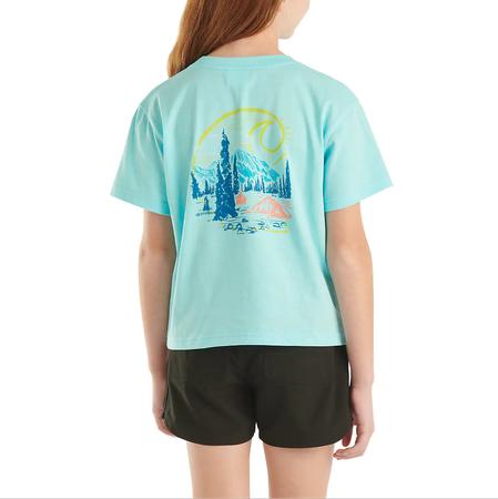 GIRLS' SHORT-SLEEVE CAMPING POCKET T-SHIRT (YOUTH)