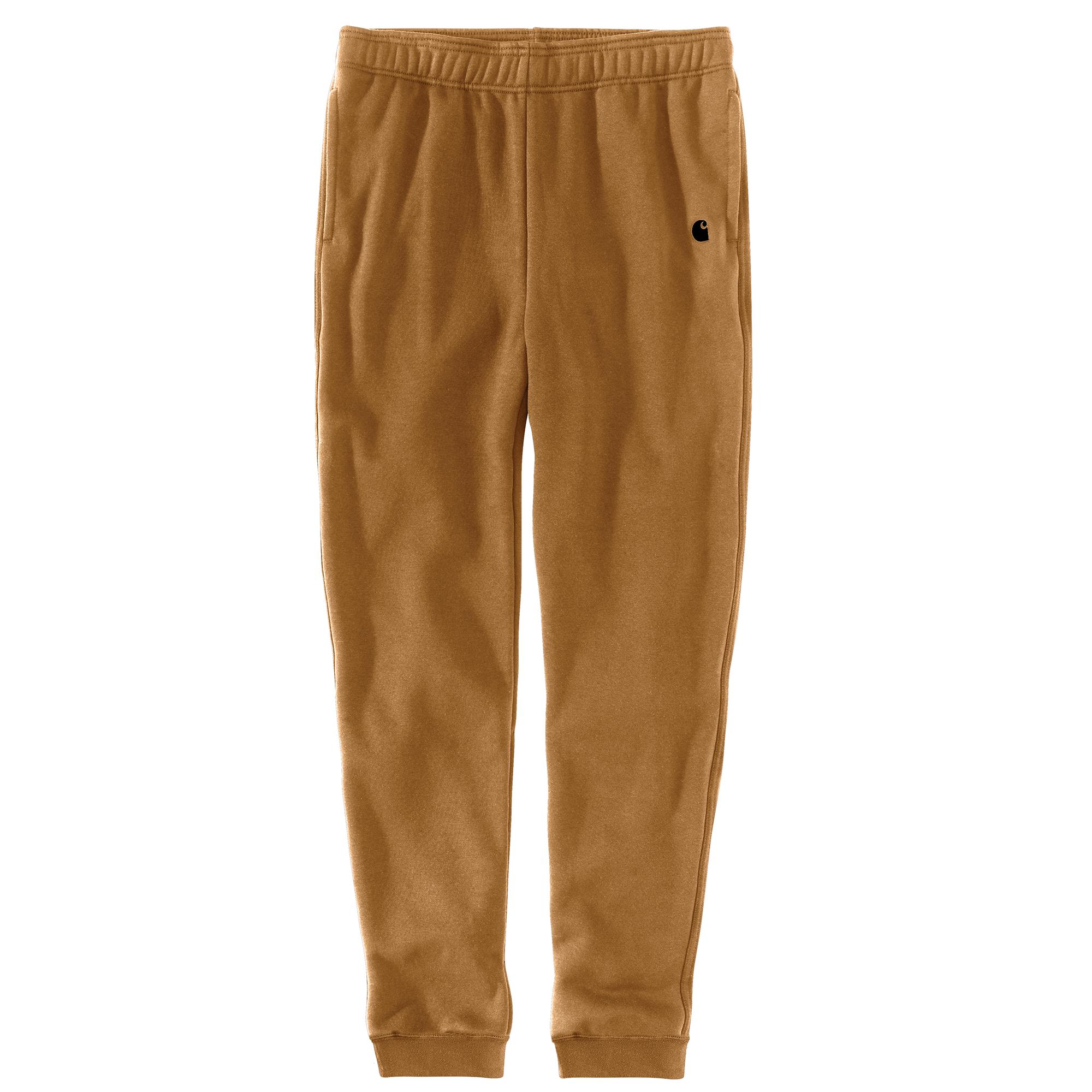 LOOSE FIT MIDWEIGHT TAPERED SWEATPANTS: BRNCARHARTTBROWN