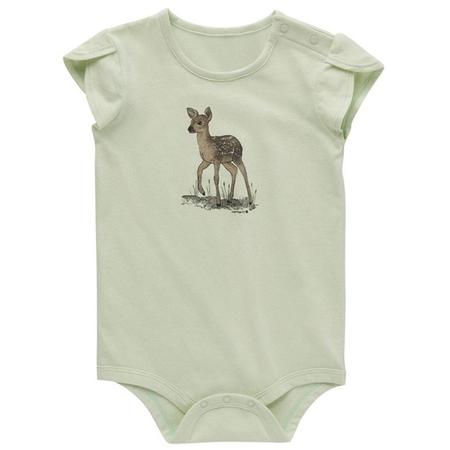 CARHARTT GIRL'S PETAL SLEEVE DOE BODYSUIT (INFANT)