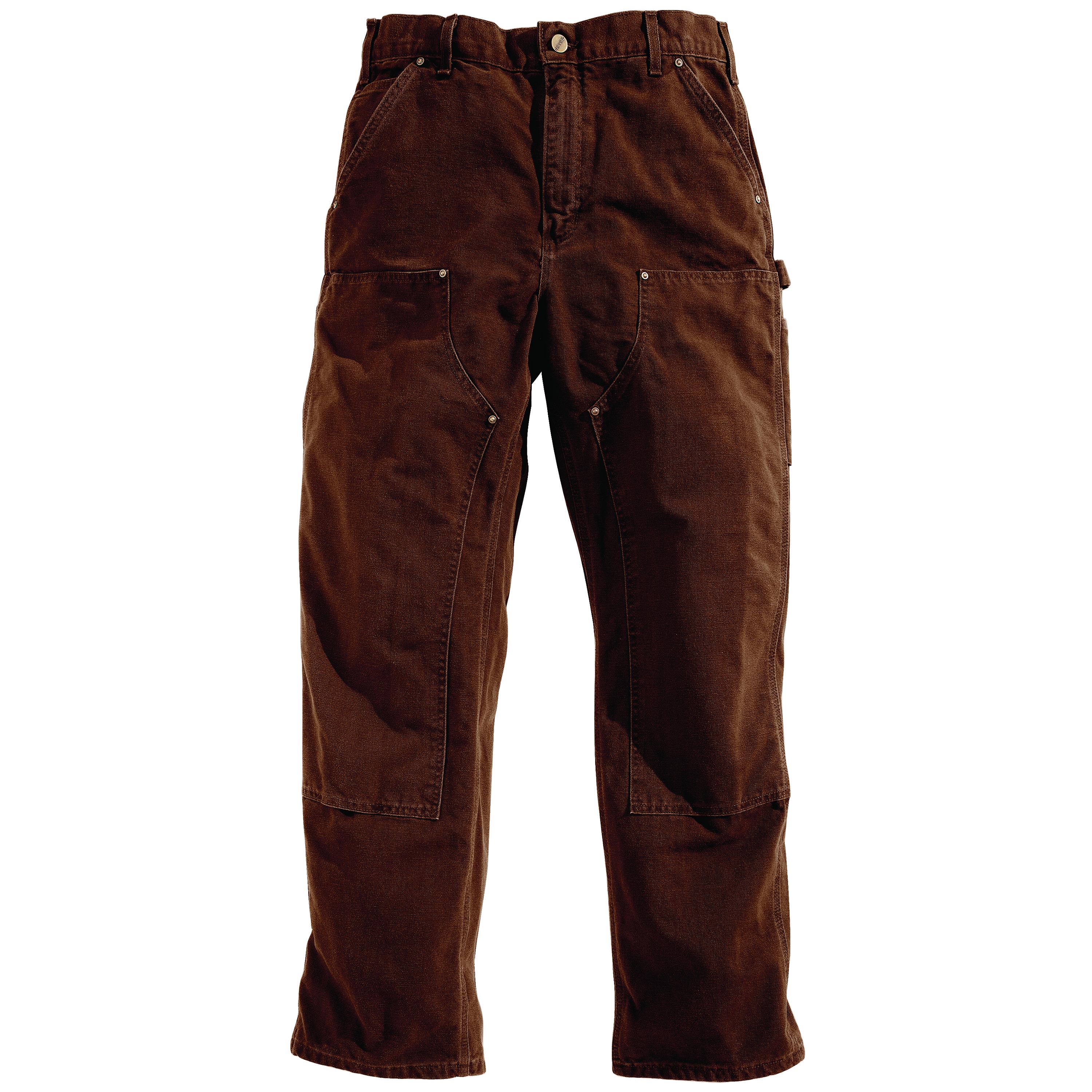 LOOSE FIT WASHED DUCK DOUBLE-FRONT UTILITY WORK PANT