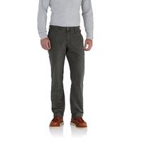 RUGGED FLEX® RELAXED FIT CANVAS WORK PANT: PEAT