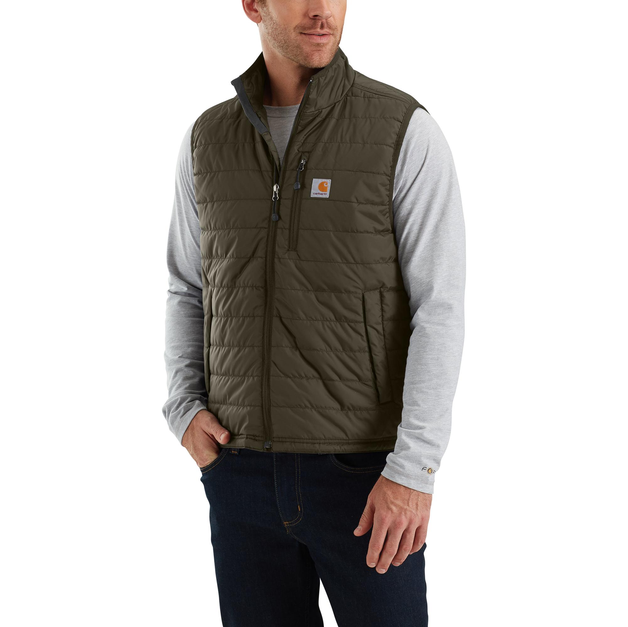 RAIN DEFENDER® RELAXED FIT LIGHTWEIGHT INSULATED VEST: MOSMOSS