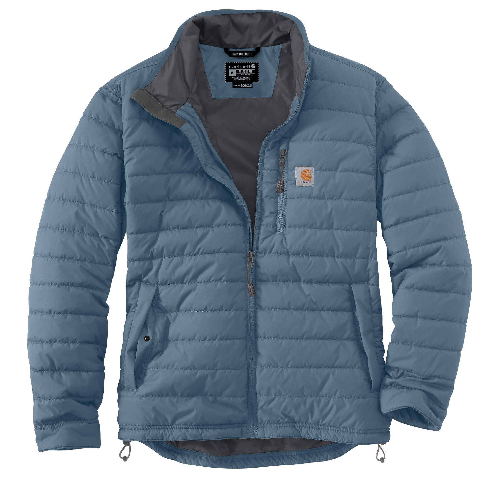 RAIN DEFENDER® RELAXED FIT LIGHTWEIGHT INSULATED JACKET - 1 WARM RATING: HG7THUNDERCLOUD