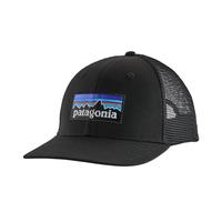 P-6 Logo Trucker Hat: BLACK