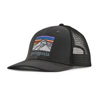 Line Logo Ridge LoPro Trucker Hat: BLACK