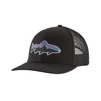 Fitz Roy Trout Trucker Hat: BLACK