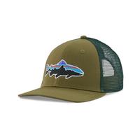 Fitz Roy Trout Trucker Hat: WYGN/WYOMINGGREEN