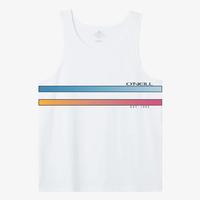 COMP STRIPE TANK: WHITE