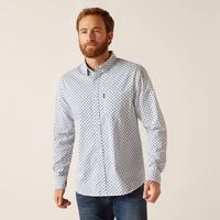 Mac Stretch Modern Fit Shirt: WHITE