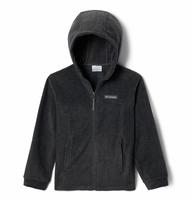 Boys’ Steens™ Mountain II Fleece Hooded Jacket: 008CHARCOAL HTR