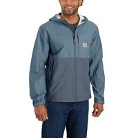 STORM DEFENDER® RELAXED FIT LIGHTWEIGHT PACKABLE JACKET: HG9Thundercloud/Bluestone