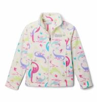 Girls’ Infant Benton Springs™ II Printed Fleece Jacket: 195CHALK SKISAURUS