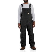 Carhartt Men's Storm Defender® Heavyweight Bib Overalls - Loose Fit: BLACK