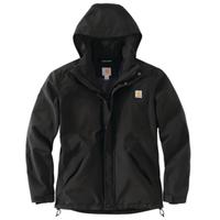 STORM DEFENDER® LOOSE FIT HEAVYWEIGHT JACKET: BLACK