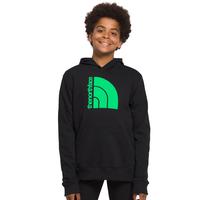 Boys’ Camp Fleece Pullover Hoodie: G6ABLK/GREEN