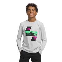 Boys’ Long-Sleeve Graphic Tee: DYXGREY