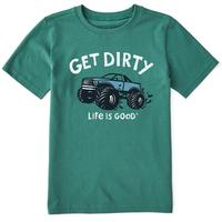 Sale Kids Girls Kids Get Dirty Truck Crusher Tee