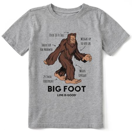 Kids Big Foot Facts Crusher Tee