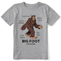 Kids Big Foot Facts Crusher Tee