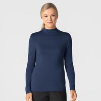 Women’s Long Sleeve Mock Neck Silky Tee