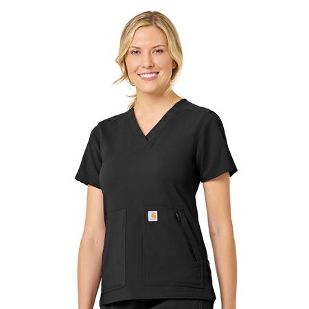 Rugged Flex Peak Women's 4-Pocket V-Neck Scrub Top